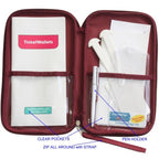 Coral Soft Zip Tour Travel Wallet 2500 - Fabric - Small