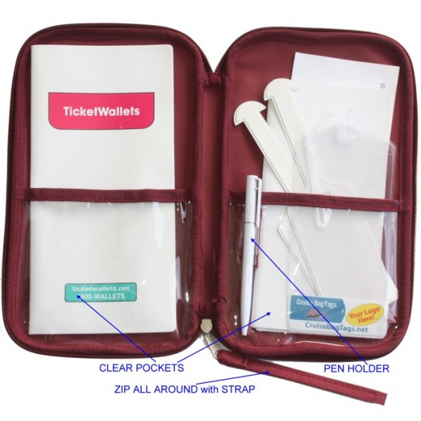 Soft Zip Wallets - 2500