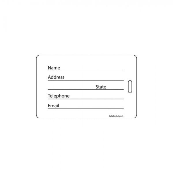 Style 7601 Card LuggageTag
