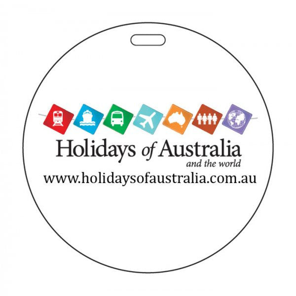 Style 7650 Round LuggageTag