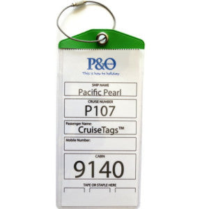 CruiseBagTags™ with Stainless Steel Loop & Eyelet - 7830AU