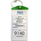 Premium Cruise Luggage Tag Holders Stainless Steel Loop