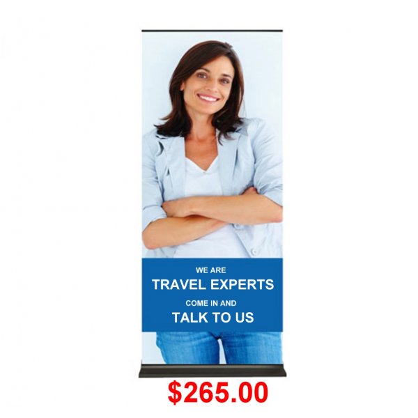 Pull-Up Banner Black - B1330