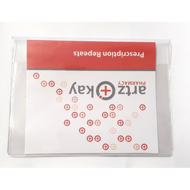Clear Small Script Wallet - 3511