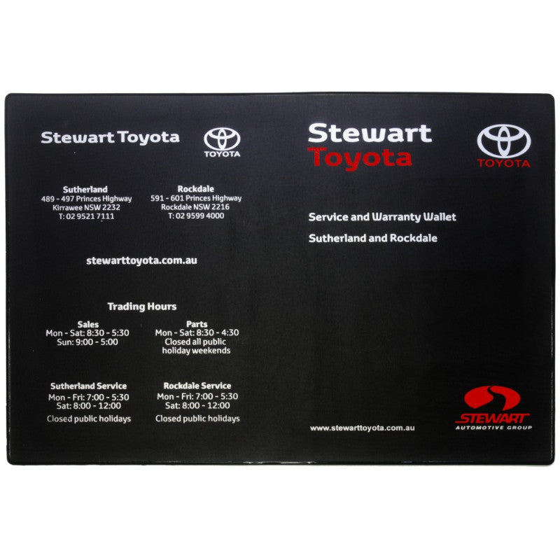 Wide Printed Car Service Wallets - 6012