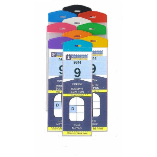 Narrow CruiseBagTags™ with Stainless Steel Loop & Eyelet - 7831AU